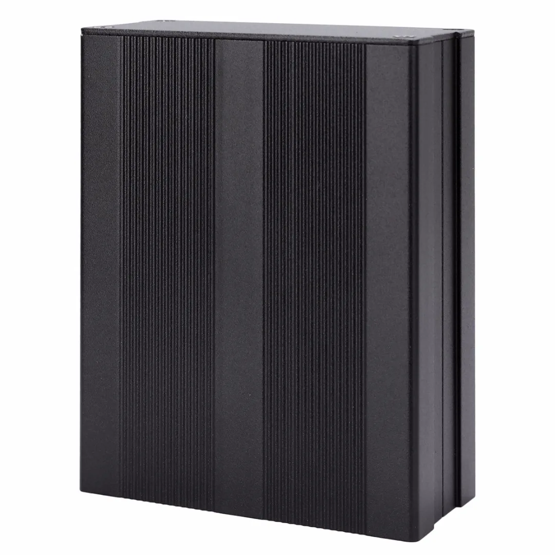 New Black Aluminum Instrument Case PCB Instrument Box Enclosure Electronic Project Case 100x76x35mm