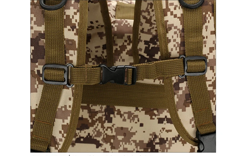 Военный Рюкзак Molle, армейский рюкзак SWAT для выживания на поле, камуфляжная сумка, 55Л, с двойным плечом, большая емкость, ACU, многофункциональный рюкзак для путешествий