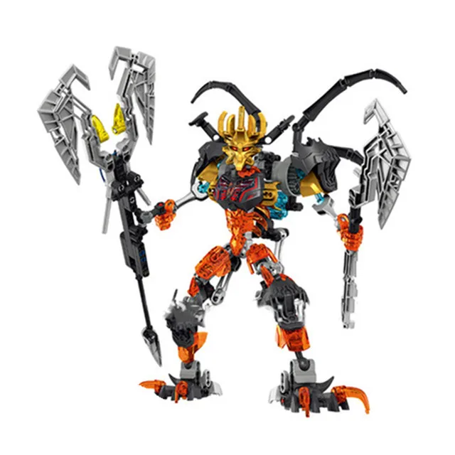 

BionicleMask of Light XSZ 711-1 Children's Fit Robot Bionicle Building Block Brick Toy Compatible with Legoings Bionicle