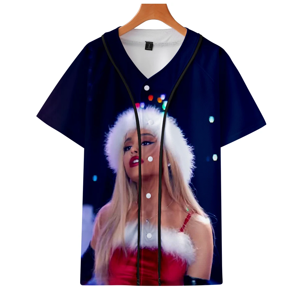 Ariana Grande 3D бейсбольная Толстовка Harajuku бейсбольные куртки мужская одежда свитшот с