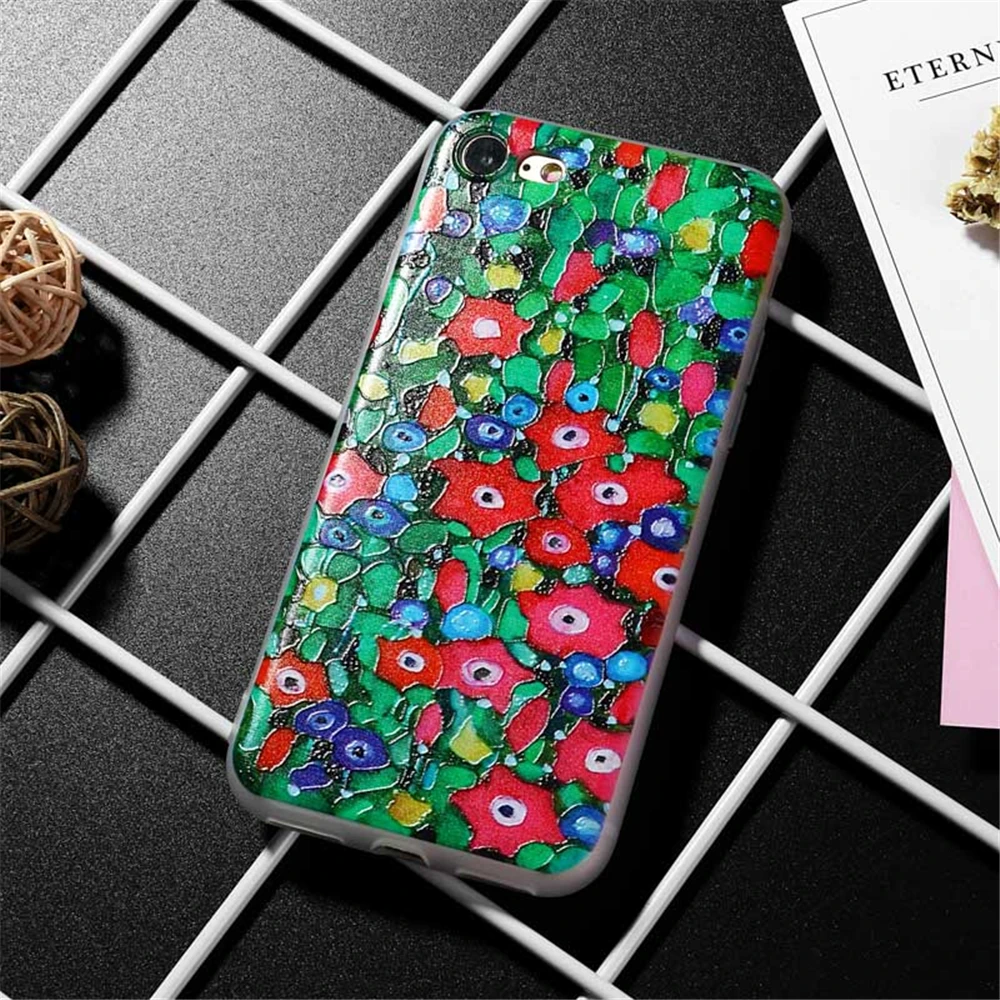 3D Relief Case for Iphone 6s Soft Protective TPU Back Cover for Iphone 5 5S 6s Plus X XS Max XR Phone Silicone Case for Iphone 7 (10)_
