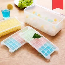 72 сетки/144 сетки самодельные замороженные формы льда с коробками для Домашних Холодильников коробка льда