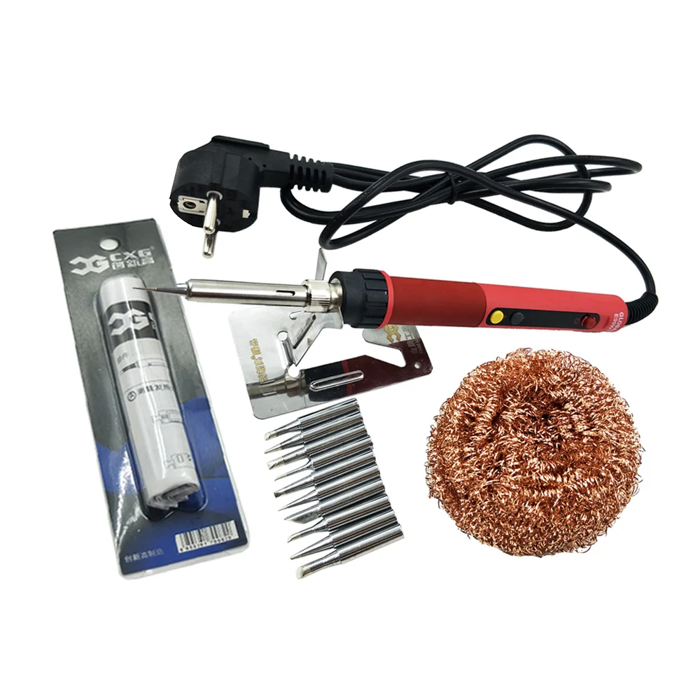 

CXG E90WT Electric Soldering Iron LED Digital Adjustable Electric Soldering Iron Constant Temperature Soldering Station Heater