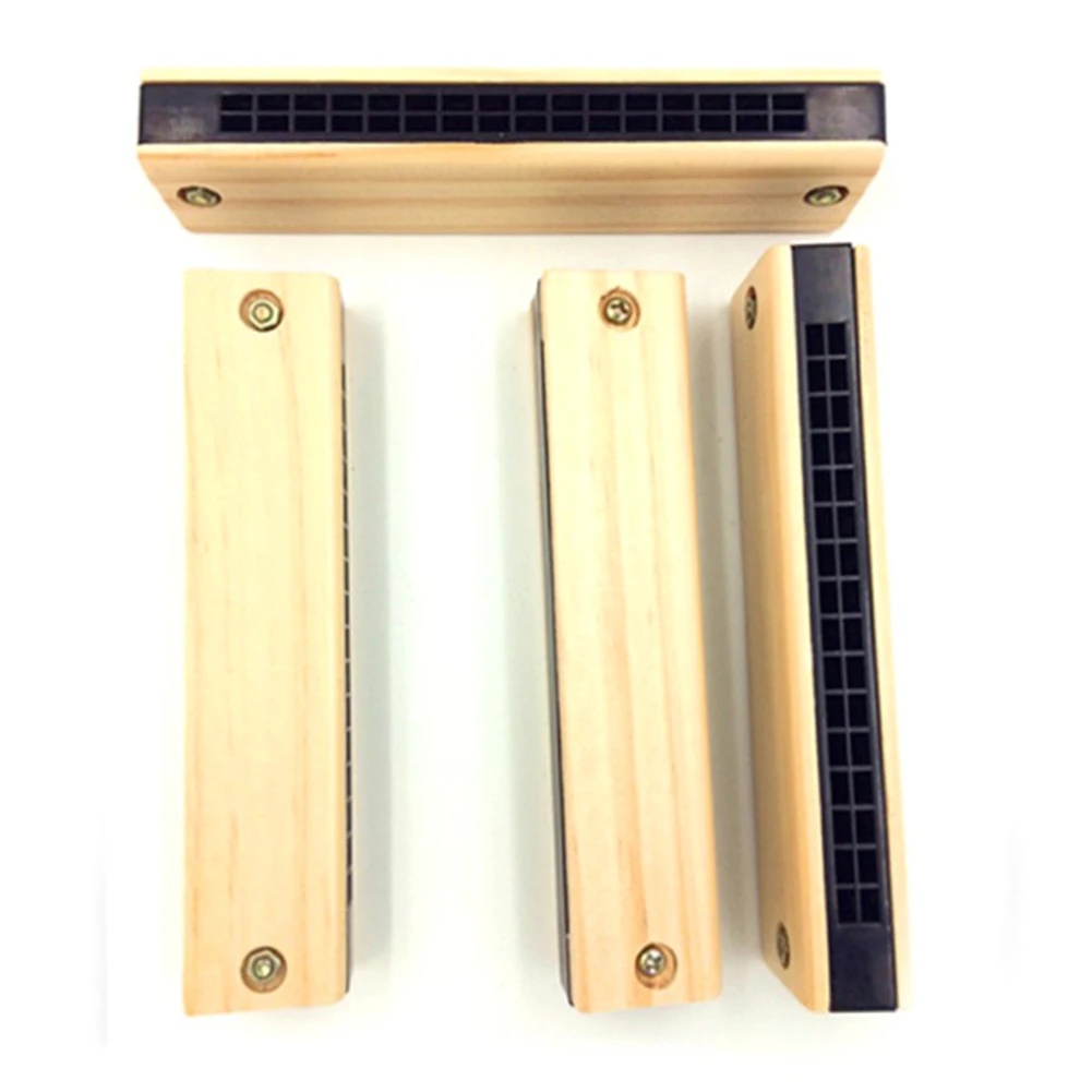 

New Funny Wooden Harmonica Kids Music Instrument Educational Child Attractive Toy