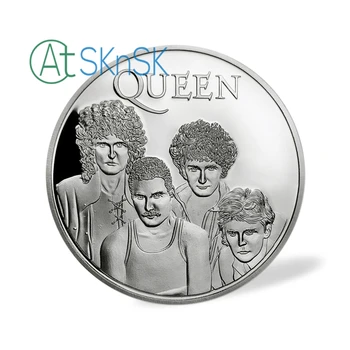 

DHL Free Shipping,Famous Band - Queen Silver Plated Music Coin,100pcs/lot,Music Stars Medallion,United Kingdom Music Stars Coin