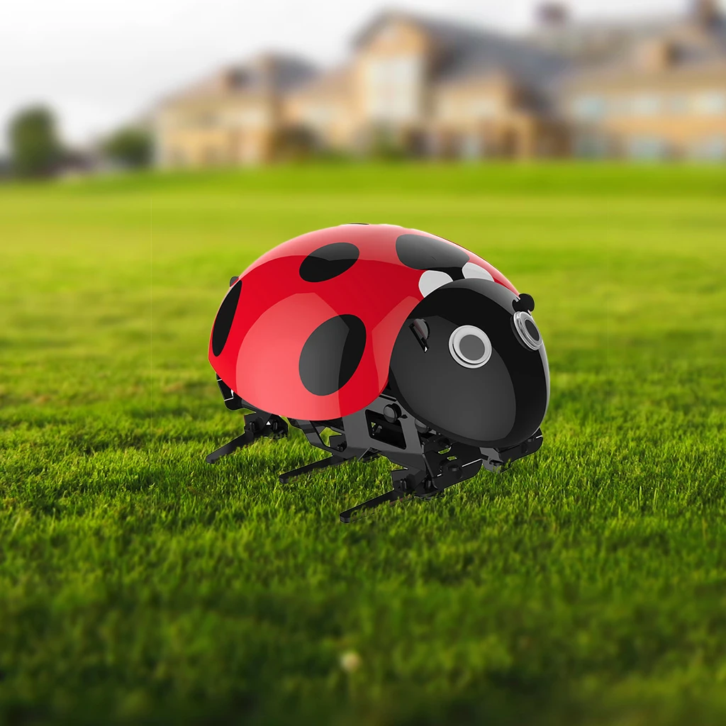Ladybug RC Cars Intelligent Remote Insect Robot DIY Kits Radio Control Cartoon Toys Remote Truck