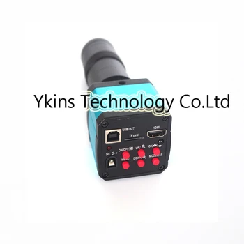 

14MP HDMI USB Ultra HD Industry Video Microscope Camera 8X-130X digital zoom 720p 60hz Video output+Camera lens