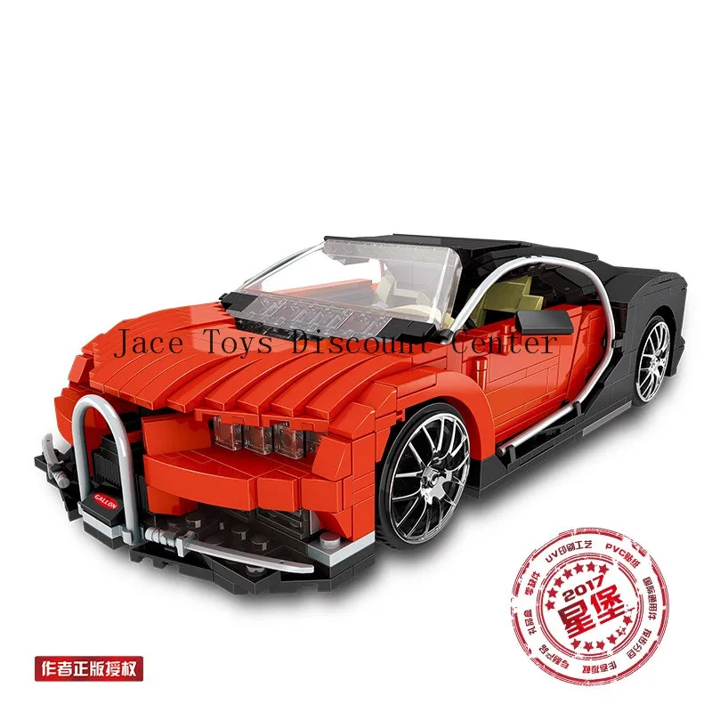 

XB-03009 859Pcs Creative MOC Technic Series The Gallon Supercar Set Educational Building Blocks Bricks Toys Model children gift