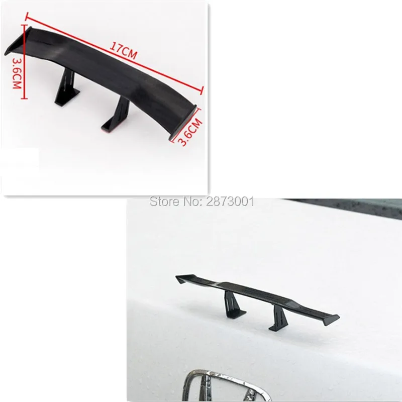 

2018 hot Car styling Mini Rear Spoiler Wing stickers for peugeot 5008 renault clio 4 vw golf 7 mini cooper r56 golf mk7 ceed