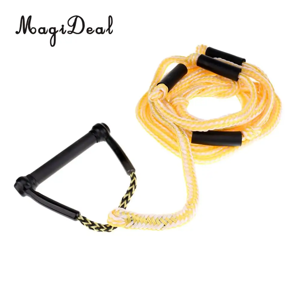 Magaideal 24 футовый трос для катания на лыжах с ручкой Вейкборда и колена|ski rope|water ski