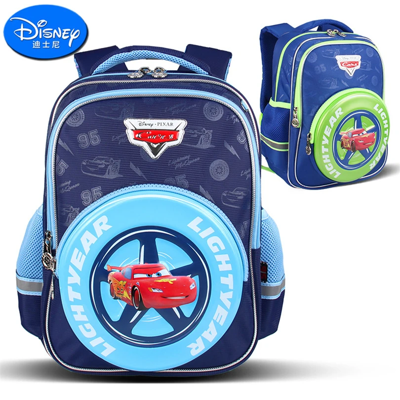 

Disney 2018 Cars Orthopedic Backpack Fashion SchoolBags for Boys Cartoon Schoolbag Ultralight Kids Satchel for Grade 1-3