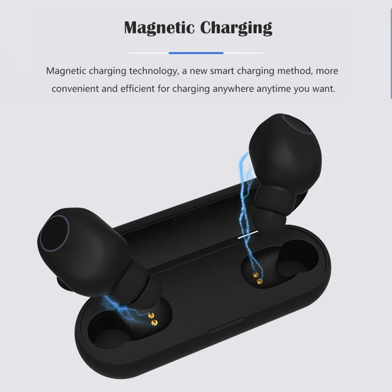 1 пара Bluetooth наушники спортивные водонепроницаемые в ухо стерео беспроводные