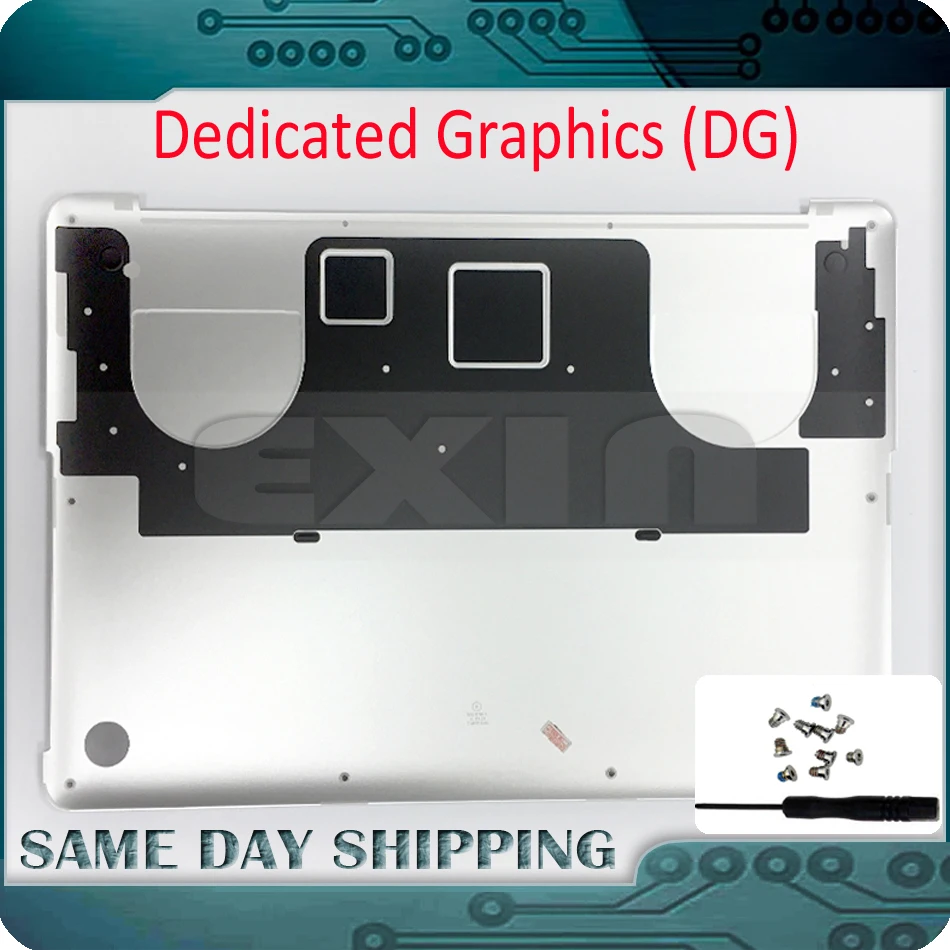 

New A1398 Bottom Case for Macbook Pro Retina 15" Lower Housing Cover DG Discrete Graphics Late 2013 Mid 2014 Mid 2015 Years