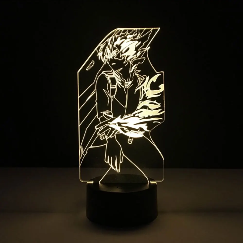 Мой герой Академия все может Мидори изюку Asui Tsuyu Todoroki Shoto Bakugou Katsuki 3d свет меняет