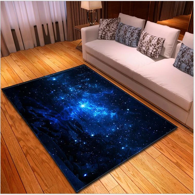 

AOVOLL Area Rug for Bedroom Simple Mysterious Starry Carpet Bedroom Rug Rugs And Carpets For Home Living Room Floor Mats
