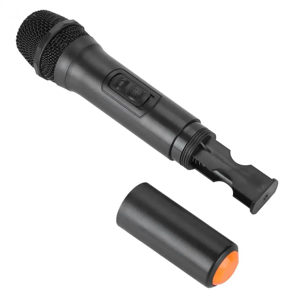 Универсальный VHF беспроводной ручной микрофон с приемником/антенной для караоке/деловых встреч портативные микрофоны
