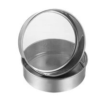 1 шт. Нержавеющая сталь муки дуршлаг сухое фильтр сахара сетки просеивающий фильтр пирог инструменты Кухня аксессуары