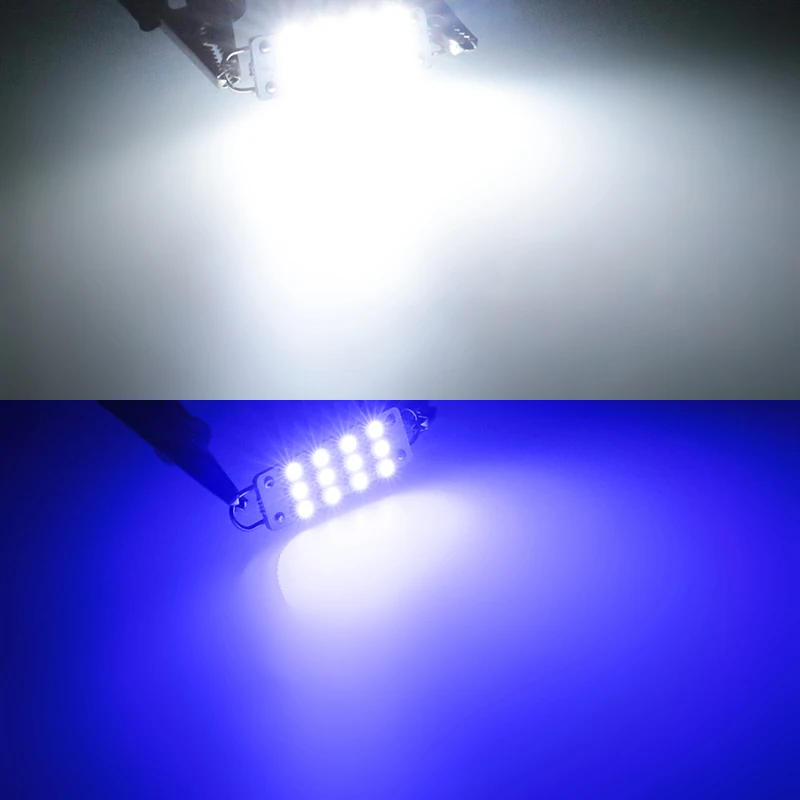 1 шт. 561 562 фестонный светильник 44 мм 12SMD с жесткой петлей светодиодный карго для