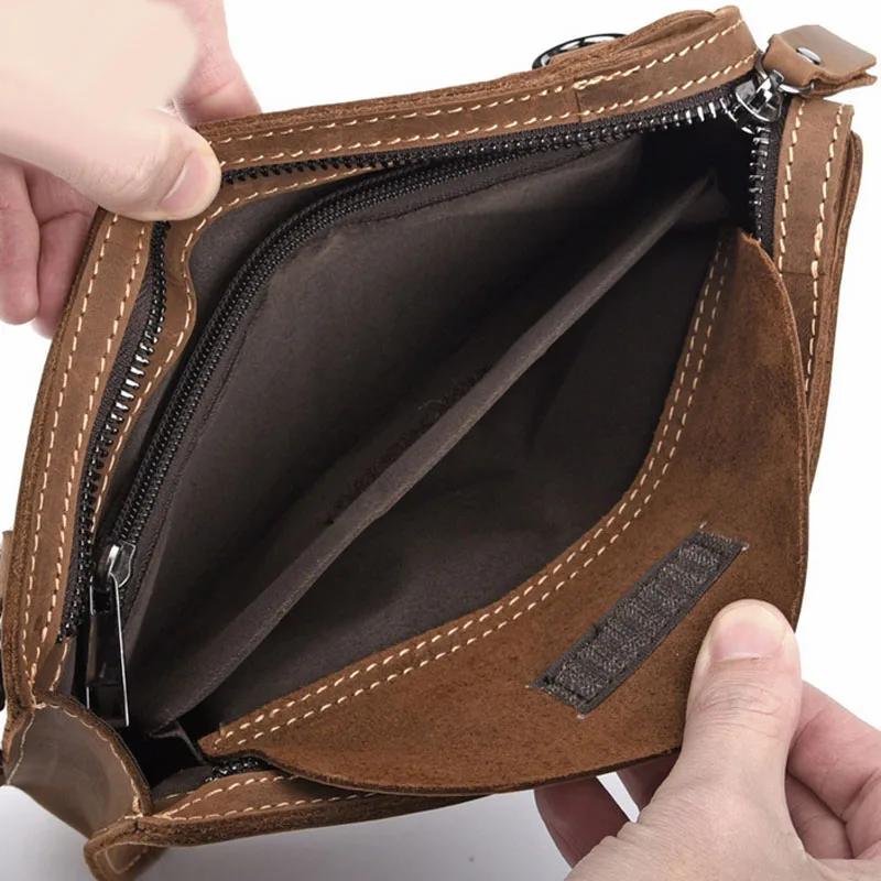 Мужской клатч мессенджер из воловьей кожи натуральной кожи|clutch bag|business bagcrossbody bag |