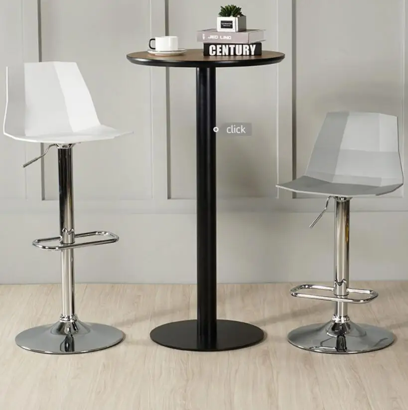 Скандинавский барный стул, домашний современный минималистичный барный стул, вращающийся высокий стул, креативный кассовый подъемный