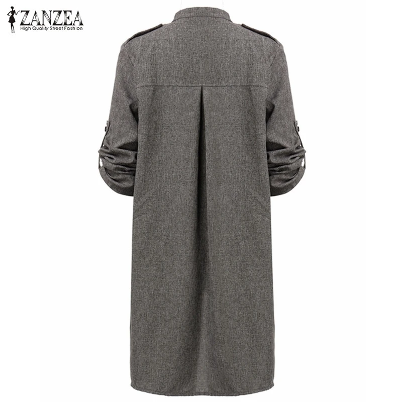 New  2019 Spring Women Slim Thin Outerwear Casual Lapel Windbreaker Cape Coat European Style Linen Cardi