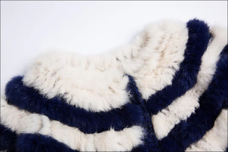 Женское пальто из натурального кроличьего меха, куртка, новинка, для девушек, натуральный мех, вязаная верхняя одежда, шаль, пальто CT908