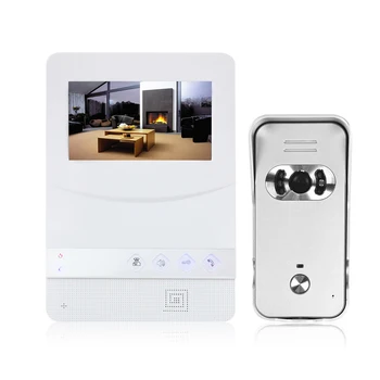 

Home 4.3-inch LCD Screen Monitor Video Door Viewer Door Bell Video Intercom Monitor Kit IR Night Vision Camera Video Doorbell