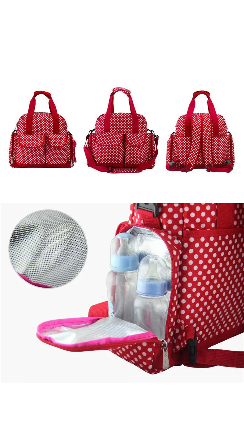 Fashion Baby Stroller bag Multi-functional Mother and Child Outdoor Handbag Large Capacity Mother Backpack Mummy Shoulder Bags14