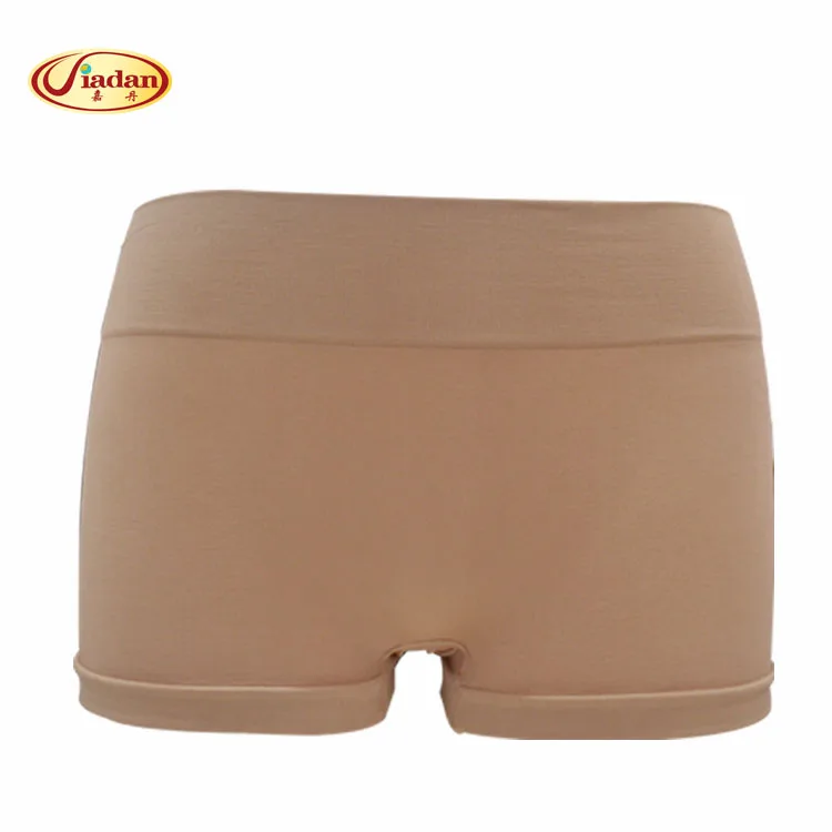SAN. Комо S4603L Для женщин бесшовные Boyshorts Брюки Ice Шелковый высокие эластичные