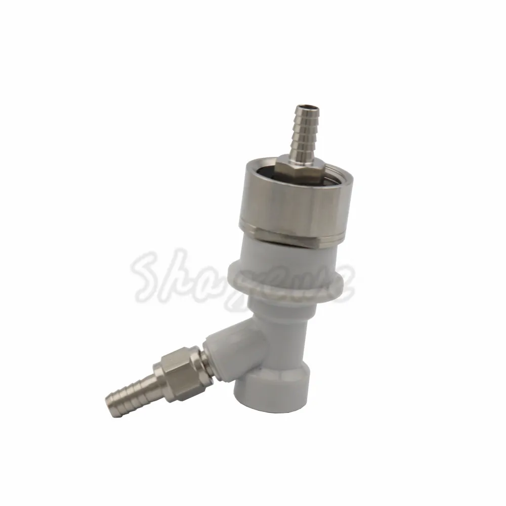 Home brewing Stainless Steel Carbonation Cap Carbonator-Liquid & Gas Ball Lock Disconnect -14Barb with Swivel Nut (7)