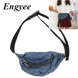 Engyee джинсовая сумка Поясные сумки Для женщин дизайнер поясная сумка Пояс женский кошелек Travel Organizer Жан сумка поясная для девочек