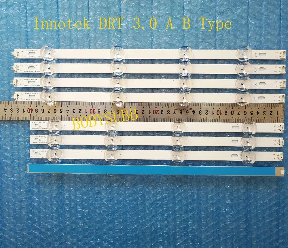 

8PCS/set New LED Strip Perfect Compatible For LG 42LB5510 42LY320C TV Innotek DRT 3.0 42" A B Type 6916L-1709A 6916L-1710A