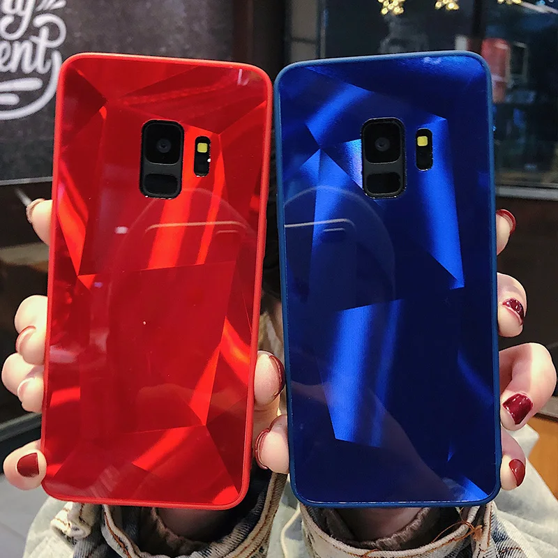 Roc Joan Алмазный драгоценный камень простой чехол для Samsung Galaxy S10 Lite S9 S8 Plus S7 Edge Чехлы
