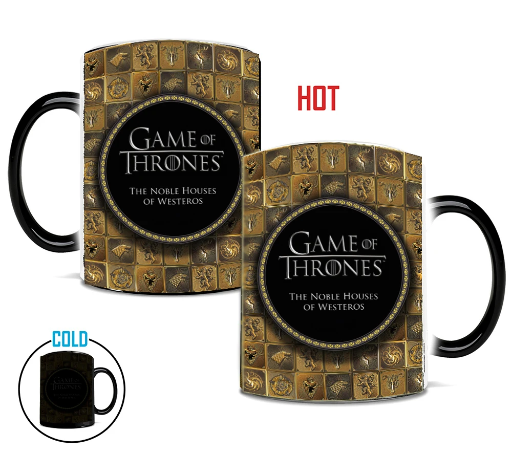 

Drop shipping Game Of Thrones mugs Tribal totem mug color changing magic mugs cup Tea coffee mug cup best gift for your friends