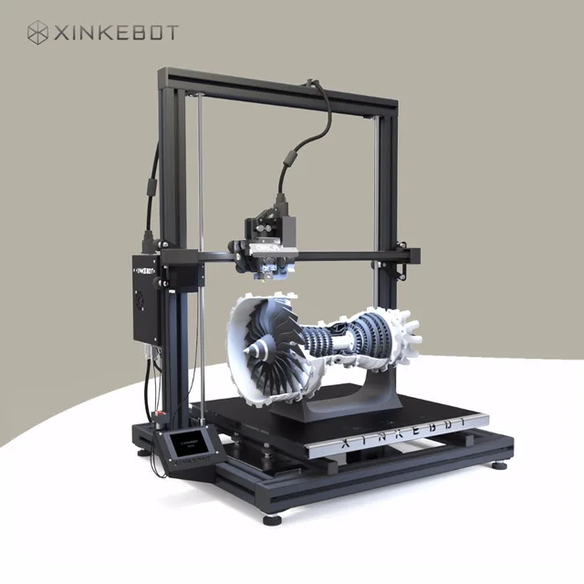 Cheap DIY FDM 3D Printer XINKEBOT Orca2 Cygnus 400*400*500mm with Quality Aluminum Heater for Delta