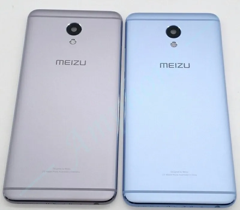 

New For MEIZU M5 Note Spare Parts Back Battery Cover Door Housing+Camera Flash Lens Replacement Free Shipping