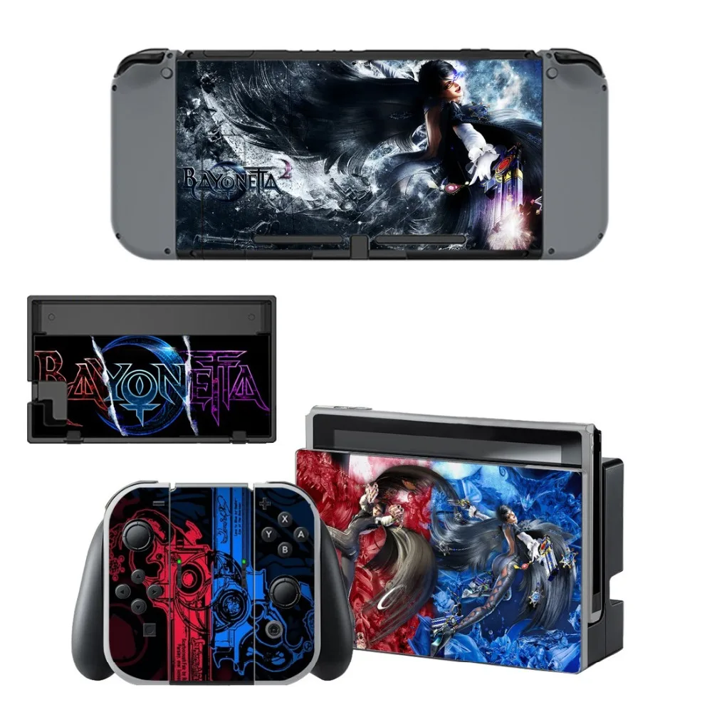 

VINYL SKIN STICKER Bayonetta DECAL COVER for Nintend Switch Console and Joy-Con Controlle