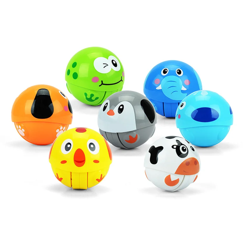 

Baby Rattles Shaker Moving Tumbler Dogs Penguins Elephants Baby Mobile Musical Educational Toys for Babies Toddler Kids Toys