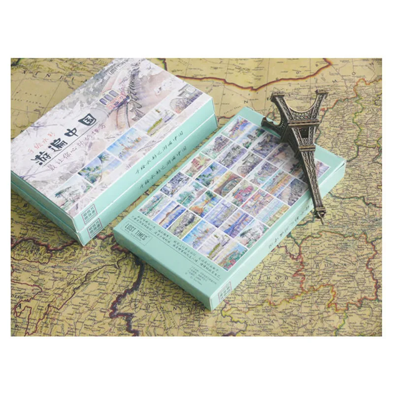

30 Sheets/Set Bound For China Postcard/Greeting Card/Wish Card/Christmas and New Year Gifts Cards