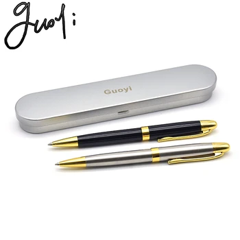 

Guoyi Q318 G2 424 luxury Ballpoint pen Metal high-end business office gifts and corporate logo customization signature pen