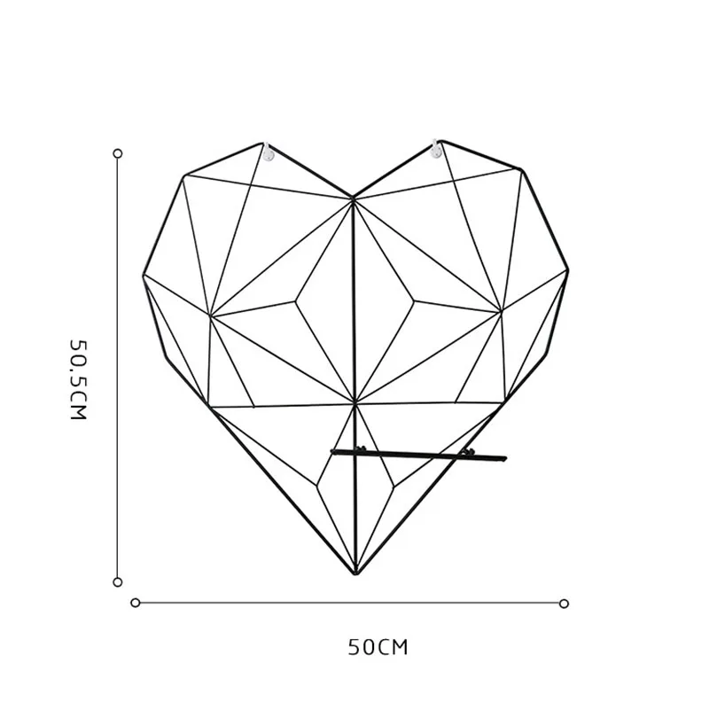 В форме сердца железная настенная фоторамка на память железная проволочная стена с фотографиями подвесной декор для хранения орнамент винтажный подарок украшение для дома DIY
