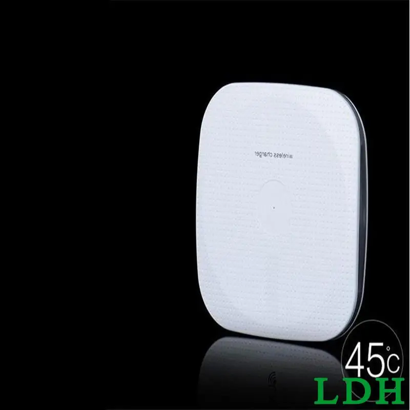 50set  Blue LED light Qi Wireless Charger Charging Pad For SAMSUNG GALAXY S6 Edge Plus S7 Note5 Lumia 920 HTC 8X LG3 G4 D1