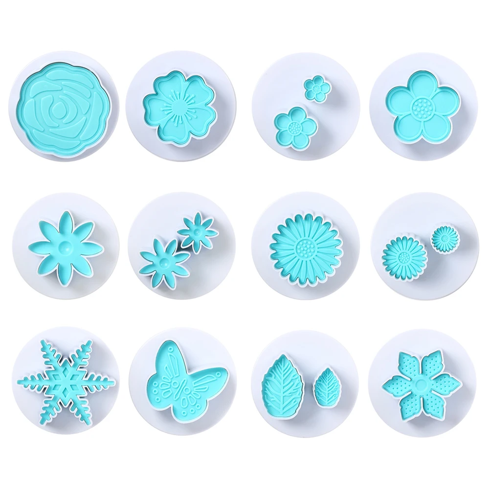 

2019 New Fondant Cake Mold For Baking Cake Decorating Tools Plastic Cookie Cutter Biscuit Pastry Tools Baking Mold Sugarcraft