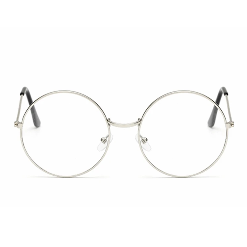 SWOKENCE ретро круглые металлические стеклянные es рамки для женщин и мужчин Простые Стеклянные очки по рецепту фирменный дизайн без диоптрий очки F198