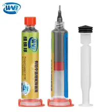 Best Offers WNB 10cc Syringe Liquid Flux Soldering Paste 35g Leaded Stencil Welding Tool Low Temperature Melting Point 183C Tin Solder Paste