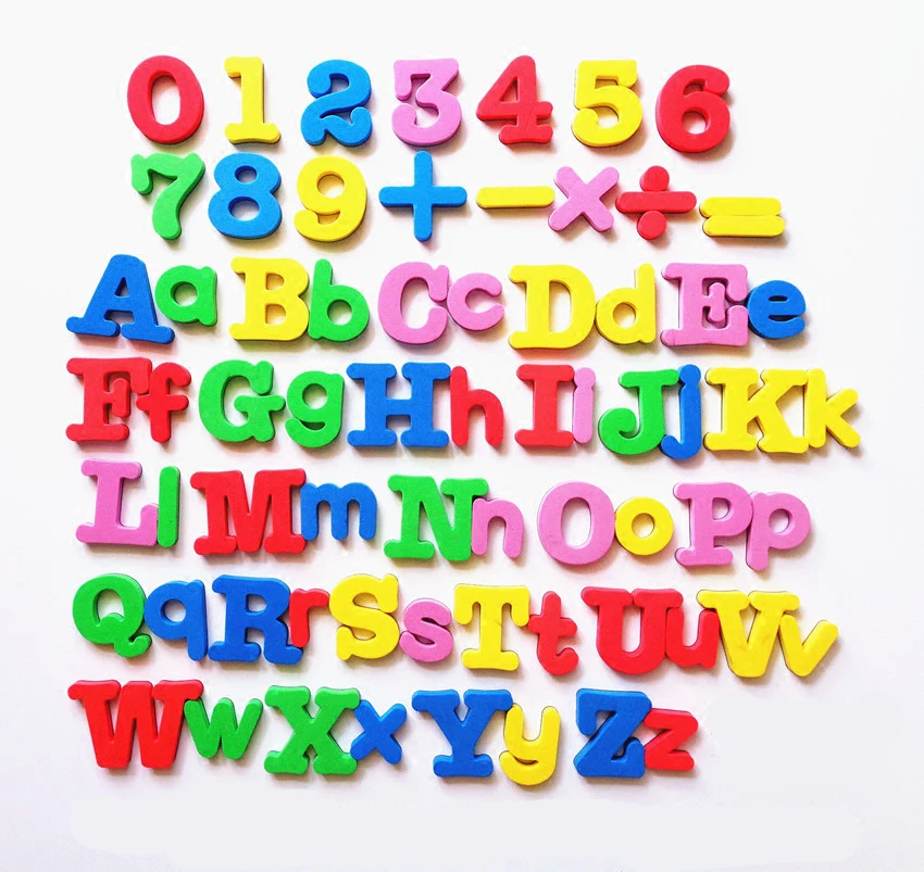 

Cute color fridge magnet alphanumeric Whiteboard Blackboard refrigerator Learning magnets cartoon creative magnets stickers