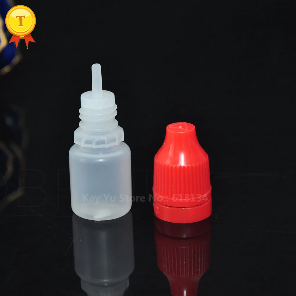 

6000pcs pe plastic squeeze dropper bottle, 5ml sample bottle, liquid bottle with tamper evident and childproof cap