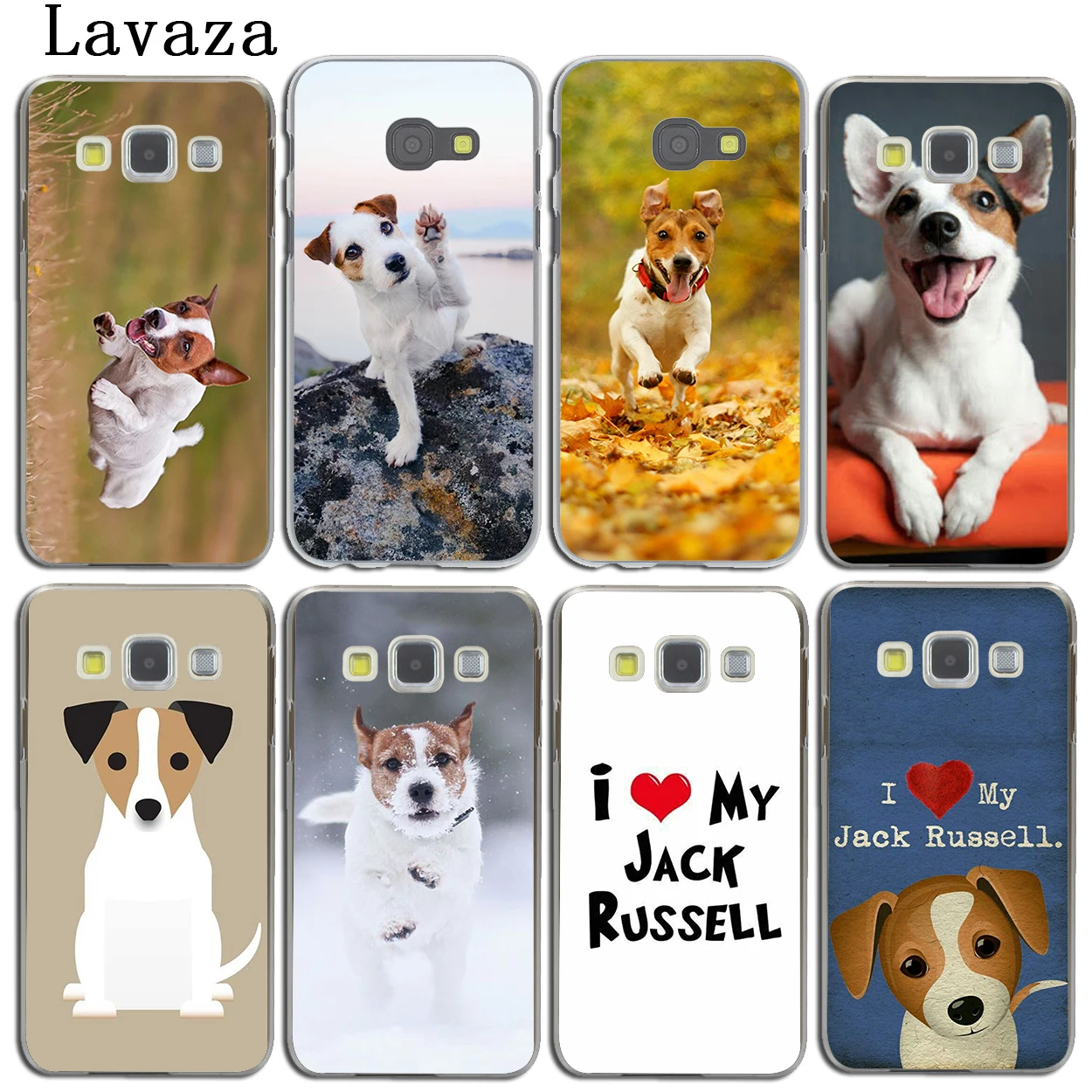 

Lavaza Jack Russell Terrier Dog Phone Shell Case for Samsung Galaxy Note 10 8 9 A9 A8 A7 A6 Plus 2018 A3 A5 2017 2016 2015 Cover