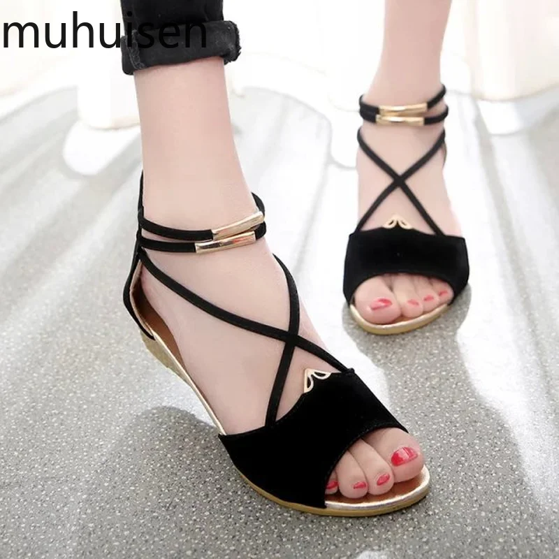

2019 fashion Women zipper sandals Shoes woman footwear sandals Women's summer shoes Gladiator Casual Ladies Shoes
