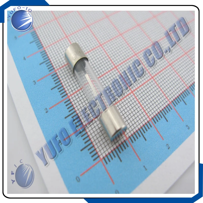 100PCS/LOT 6*30 Fuse Tube 250V5A Glass Fuse 6*30MM Per Box Fast Quick Blow 250V 5A F5A 6x30